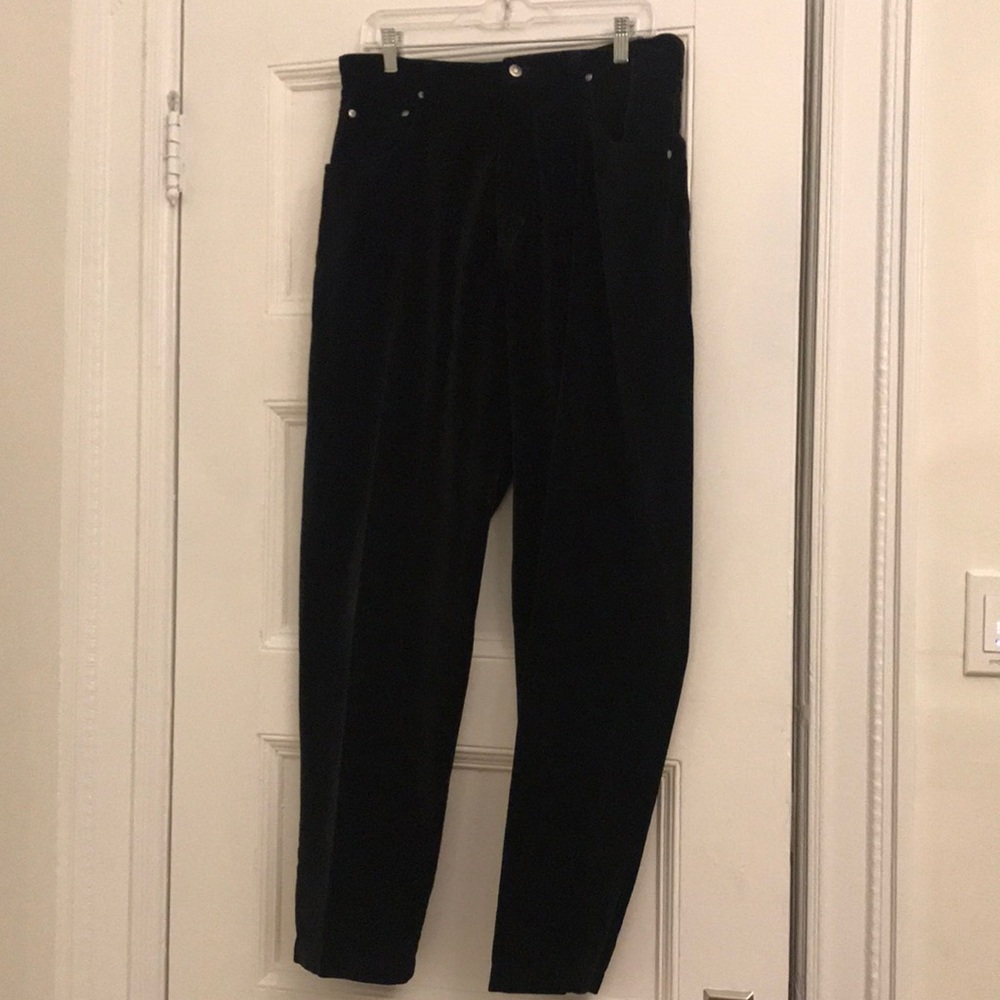 Style & Co. Black velvet pants